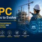 EPC evolution beyond engineering, procurement, and construction, highlighting digital transformation, sustainability, integrated solutions, innovation, and long-term project value.