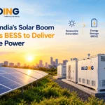 Belding India solar farm with battery energy storage system (BESS) supporting stable and reliable renewable power supply